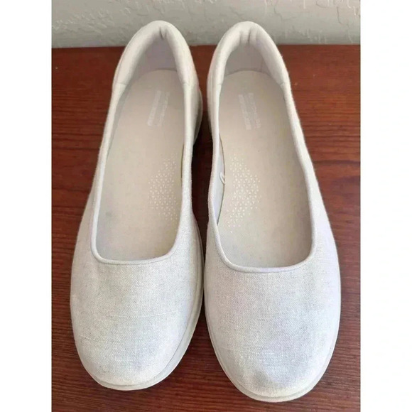 Skechers Go Walk Lite Susie Natural Slip-On Shoes Women’s Size 9.5 136001 - Picture 6 of 10